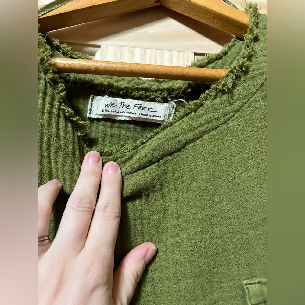 🥑EUC Free People - We The Free - Paylo Alto Shirt - Picture 4 of 10